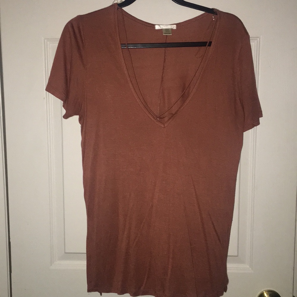 Crisscross front short sleeve blouse